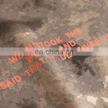 200g Cotton Personality Camouflage Short-sleeved Loose Shoulder 2020 Spring and Summer New Printing Men's T-shirt photo-5