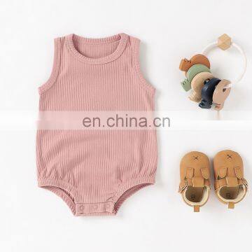 Simple & Comforter Organic Cotton Solid Baby Romper Boy & Girl Onesie Baby Bodysuit photo-2