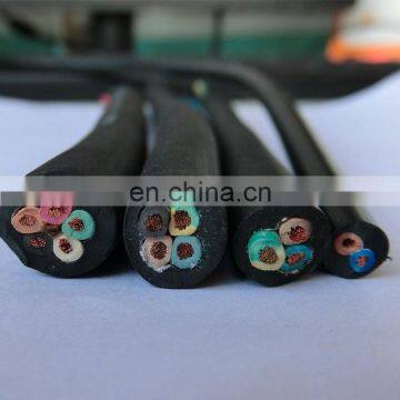 Portable Type W 2000V Power cable EPR Insulated CPE jacketed Multicore 2/0AWG price