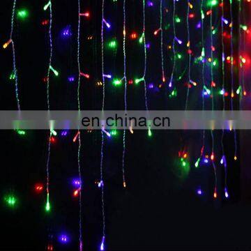 Christmas Garland LED Curtain Icicle String Lights 4m 96 Leds Drop Party Garden Stage Outdoor Decorative Fairy Light photo-3