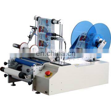 semi automatic labeling machine manual for round bottle can