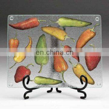 Factory Price Flip Flops Glass Surface Saver Cutting Board/as per Customer Demands