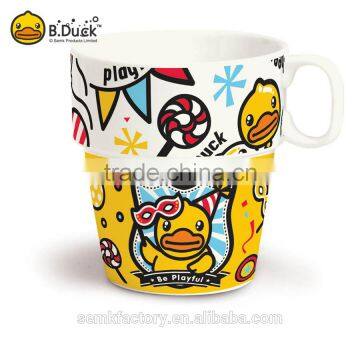 Popular B.Duck Design Artistic Ceramic Coffee Cup Tea Cup Party Cup (5 Sets) photo-3