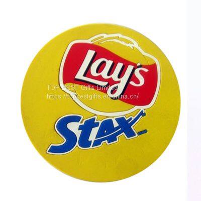 Promotional 3D Soft PVC Rubber Coasters