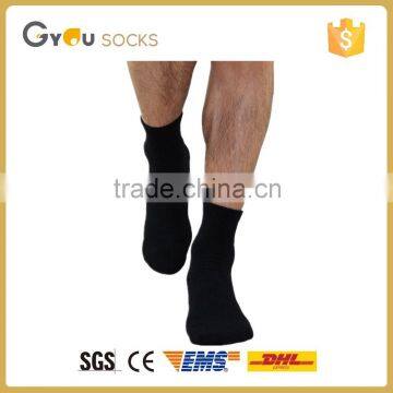 Quality wholesale socks black knitted sports athletic socks