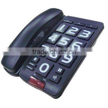 Corded big button desktop telephone