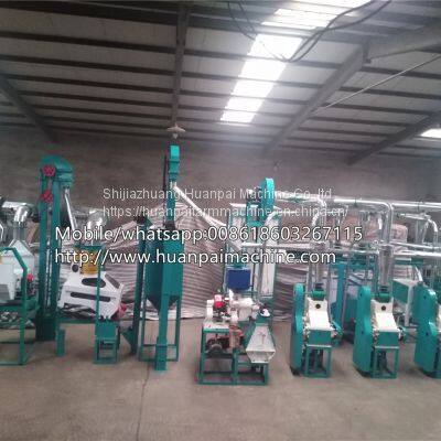 Automatic Wheat Flour Mill Machinery Complete 20 Ton Per Day With Low Price Flour Mill Plant