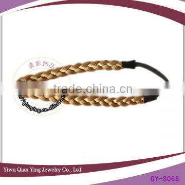 blond fashion hair braided braid headband