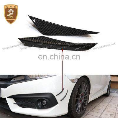 Universal front bumper modification lip splitters canards for cars bumpers vents scoop wind knife