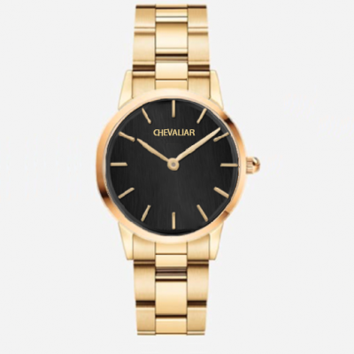 Man Stainless Steel Fashion Watch Women Ulthathin Quartz Watches photo-4