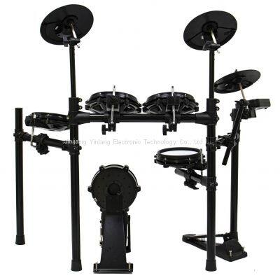 Good Quality Digital Drums Set Electric Percussion Electronic Drums Kit Double Pedal Drums for Kids photo-2