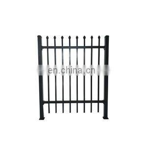 Factory Direct Sale Powder Coated Used Steel Tube Wrought Iron Fence photo-5