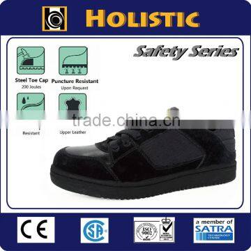 EN ISO 20345 S1P Anti-Statics Black Out Flat Sole Casual Safety Shoes