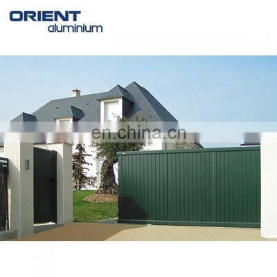 made in China  aluminium sliding gate aluminium portail French style