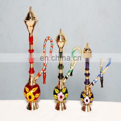 metal brass travel hookah shisha nargila