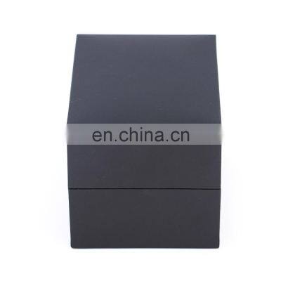 Wholesale Customized Packaging Gift Bright Black Paper Watch Organizer Display Watch Box photo-2