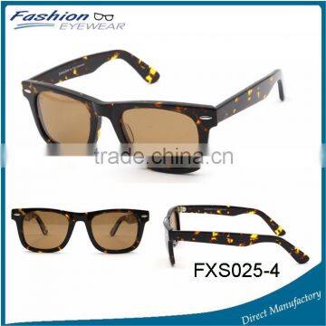 New Simple Fashion Women High Quality Acetate Big Rim Sunglasses photo-4