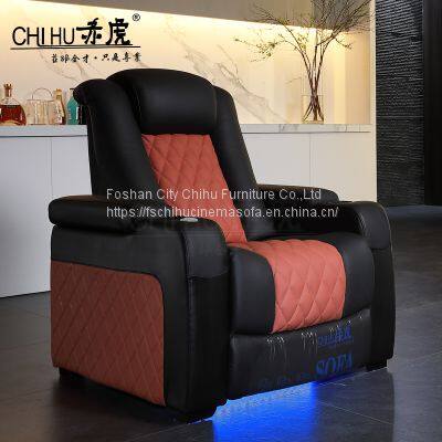 CHIHU Theater Furniture Low MOQ Electric Recliner Home Theater 3 Seater Furniture Chairs photo-5