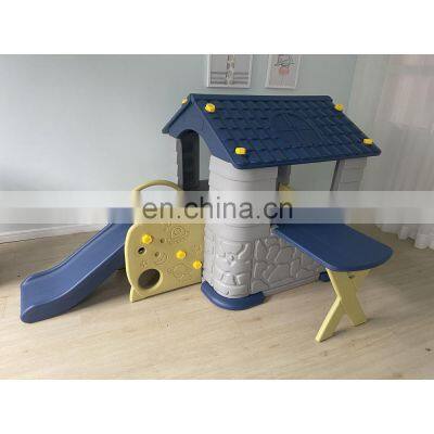 Garden Plastic house Hold Items Toys Indoor Kids Playhouse with Slide