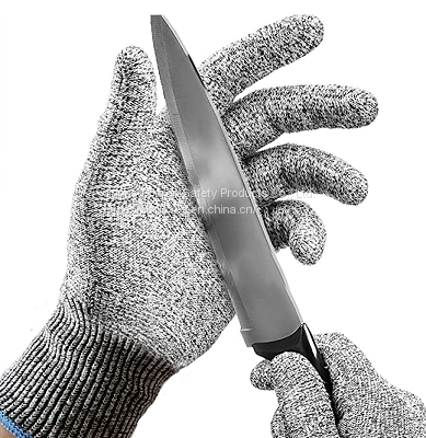 Breathable Cheap Price Level 5 Cut Resistant Gloves Kitchen Restaurants Sharps and Safety Protection Gloves