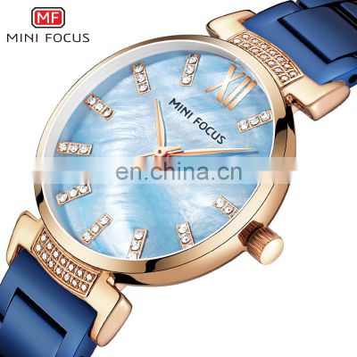 MINI FOCUS 0227lL Women Watches Waterproof Casual Brand Luxury Fashion Quartz Ladies Watch Femme Stainless Steel Wristwatch