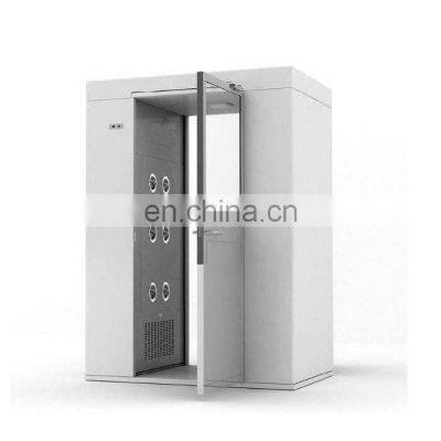 Stainless steel clean room air shower cabin with automatic door