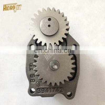 6D102 Excavator Diesel Engine Parts 6BT Oil Pump 3941742 photo-5