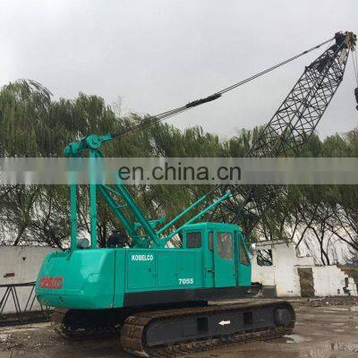 JAPAN ORIGINAL 55 TON USED KOBELCO CRAWLER CRANE 7055 FOR SALE IN CHINA photo-4