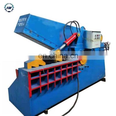 180 ton hydraulic ironworker guillotine shearing machine metal waste recycling hydraulic shears