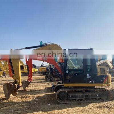 Mini used excavator cat 307d for sale