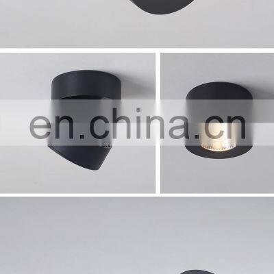 Surface Mounted Metal LED Black And White Ceiling Lamp Nordic Cloakroom Decoration Ceiling Lighting photo-2