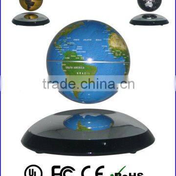 4" magnetic spinning and floating globe