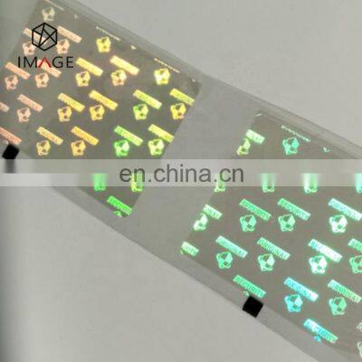 High-Transparent Original Hologram Laminate Patch for Pre-Printed PVC ID Cards