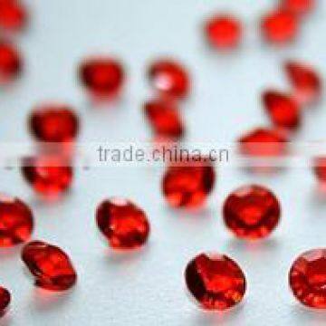 red acrylic diamond scatter table decoration wedding table confetti