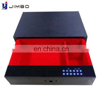 JIMBO Steel Home Wardrobe Laptop Drawer Hidden Money Burglary Electronic Security Top Open Hotel Safe Box photo-3