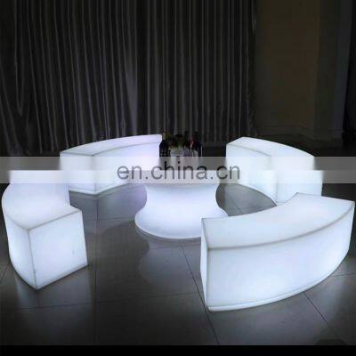 Waterproof Inflatable Luxury Nightclub Party Bar Lighting up Led Sectional Sofas Led Bar Furniture Cocktail Table photo-4