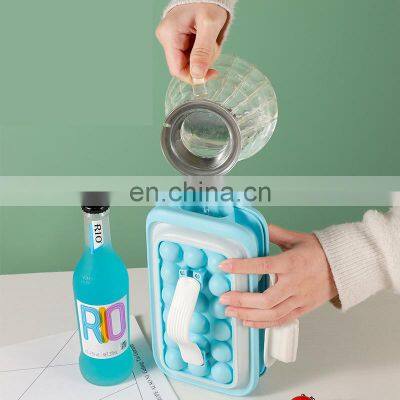 Favourable Price Portable Rubber Wholesale Custom Water Bottle Round Silicone Ice Cube Tray photo-3