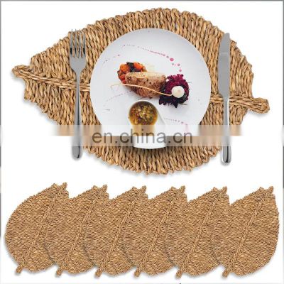 Hot Leaf Seagrass Placemat Table mat Hand Woven Natural Weave wall decor basket wholesale Manufacturer