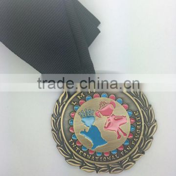 International fan favorite LMMT brass wedding gift medal metal medal sport medal