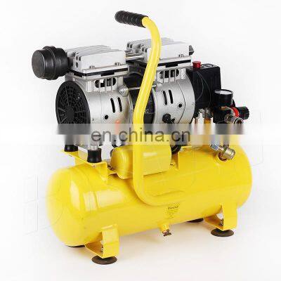 Bison China 8L 2.5Gal Mini Silent Medical Oilless Air Compressor 8Bar For Paint