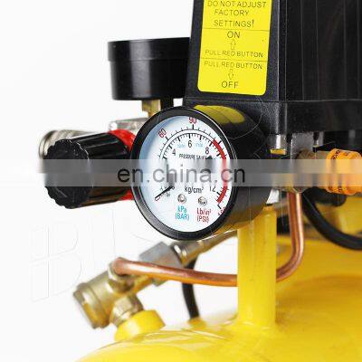 Bison China 230V 50Hz 0.75 Hp 0.55Kw 3/4Hp Oil Free Portable Air Compressor