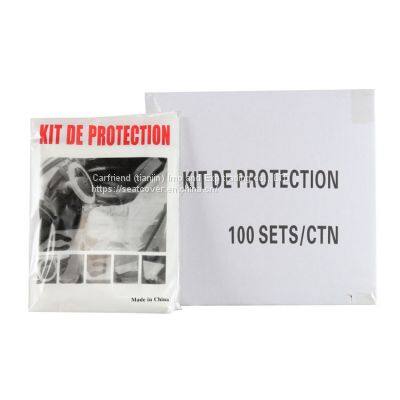 Car Clean Set 5 in 1 Disposable Plastic Interior Car Protection photo-5