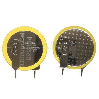 3V 260mAh CR2330 Button coin Cell lithium VX510 Battery with Tabs Solder Pins for Verifone Pos Terminal