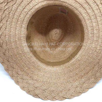 Summer Men's and Women's Big Brim Straw Hat Outdoor Sun Hat Sunscreen Hat photo-5