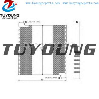 TUYOUNG HY-CN132 Auto a/c condenser fit for Volvo truck VOE11007249 VOE11007721 VOE11058300 11007249 11007721 11058300 size 510* 575* 65 mm