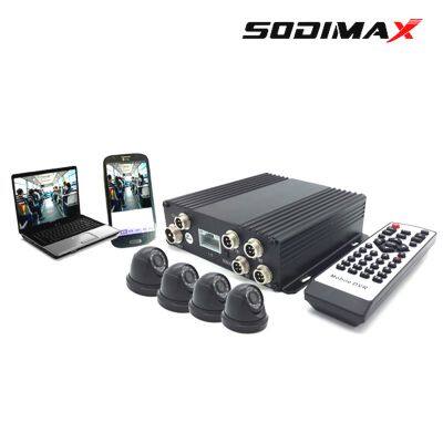 4 Channels HDD Mobile Mdvr 4G GPS WiFi Live Video Streaming Car CCTV DVR With Driver Fatigue Assit, Anti Collision Asds Dsm photo-2