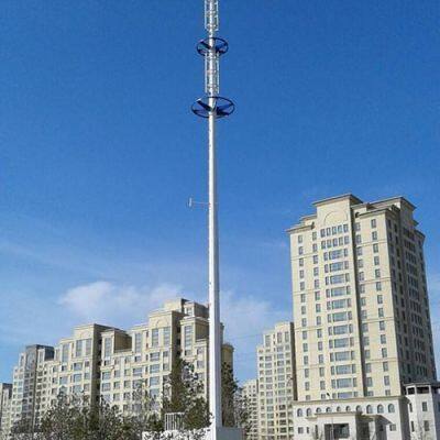 Integrated base station communication tower