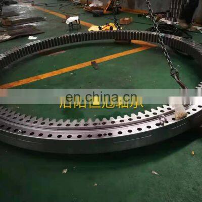 013.50.2875 (62-MNR2850.87/53) Marine Crane Ship Crane Three Row Roller Slew Bearing