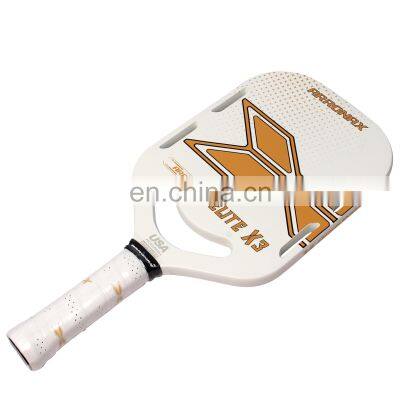 Traditional Shape With A 14mm Core Textured Carbon Friction Surface Extended-length Handle Pickleball Paddle