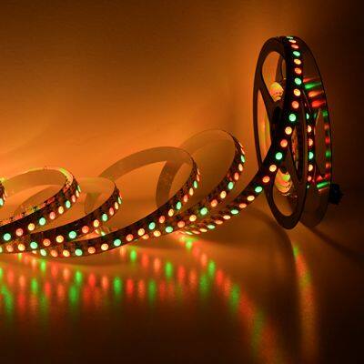 LC8816E RGBW Digital Pixel SK6812 RGBW 12V LED Strip 60LEDs/m Addressable RGBW LED strip lights for decorations